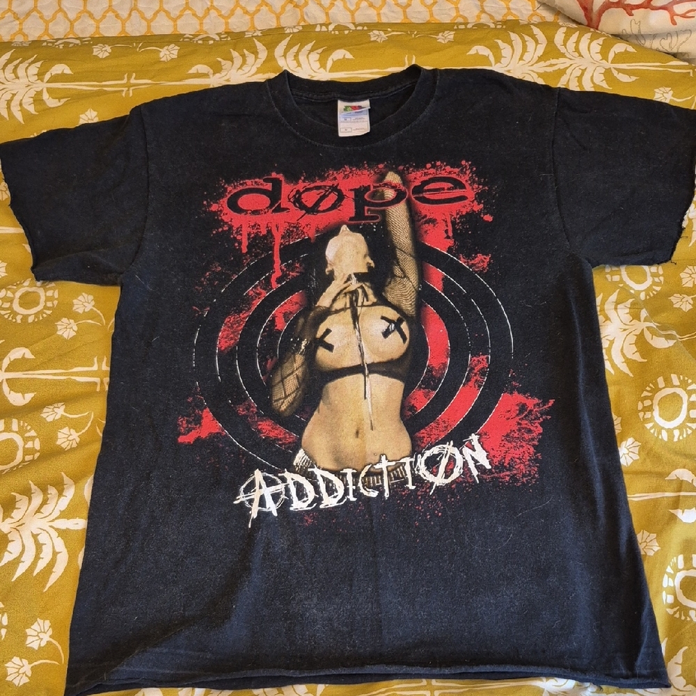 Dope Addiction Graphic Vintage Band Tee